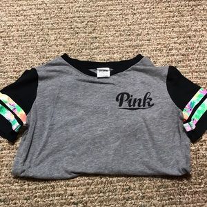 COPY - Grey/Black PINK T shirt